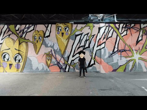 Manga graffiti mural ~ Debza