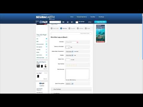 ScubaEarth Dive Shop How To: Log a Dive