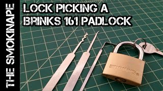 Lock Picking - Brinks 161 Padlock - TheSmokinApe
