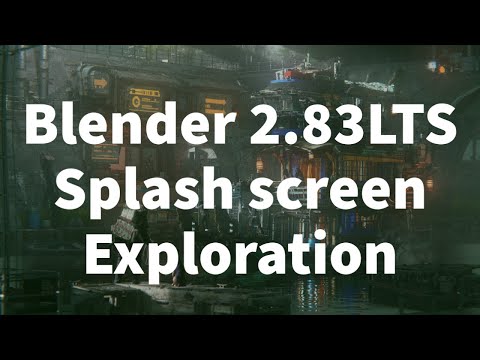 Exploring the New Blender Splash Screen!!