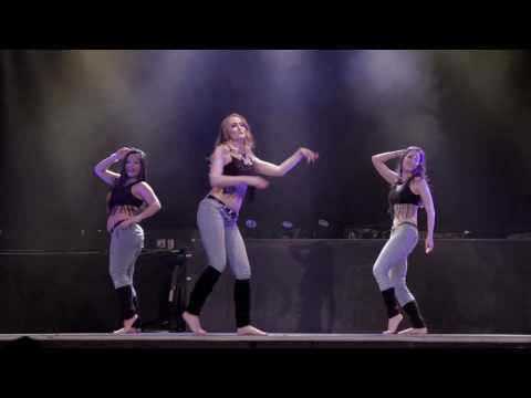 Andrea, Judit and Moselle dance Shaabi at Ya Helwa V