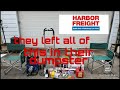 Dumpster Diving | Harbor Freight dumpster was loaded #reducingwaste