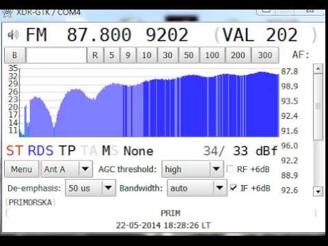 Radia Slovenija Val 202 - received via Es - 1828 hrs - 22nd May 2014