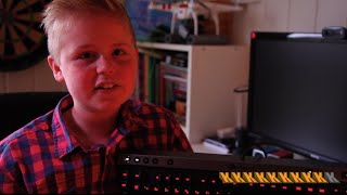 preview picture of video 'Corsair Raptor K30: Kjempebra keyboard til en billig penge!'