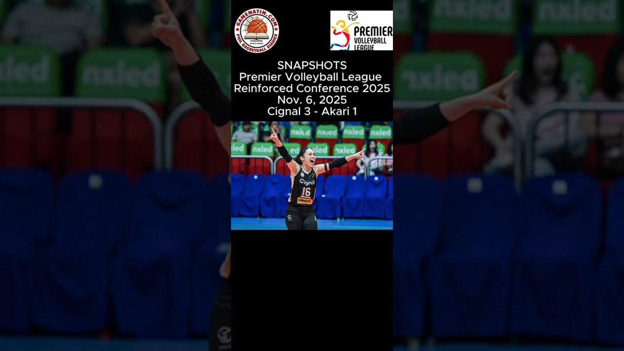 Snapshots: PVL Reinforced Conference -Cignal 3 - Akari 1