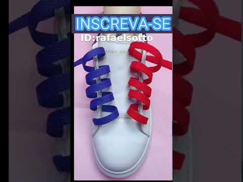 como amarrar um sapato de um jeito bonita