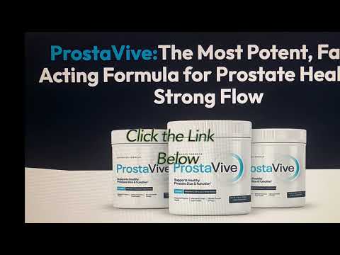 Natural Prostate Support | ProstaVive | Prostate Supplement |  Zinc | Vitamin D