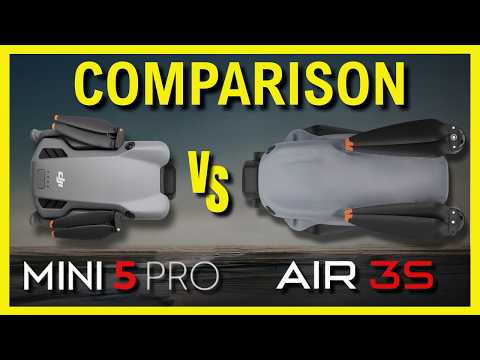 ⚡Mini 5 Pro 🆚 Air 3S – DJI Drone Comparison: Best Choice for 2025?