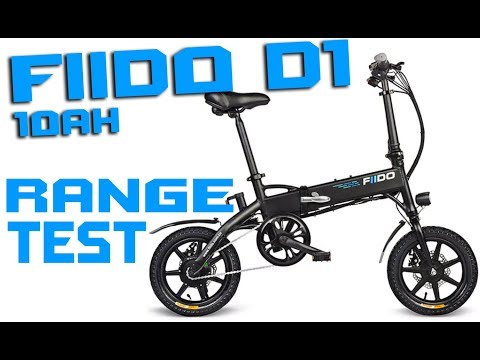 FIIDO D1 10AH Electric Bike Ebike Long Range test True story With commentary