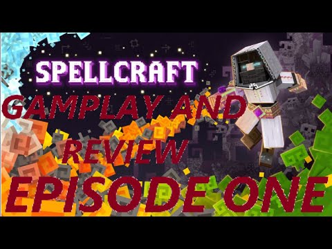 Minecraft Bedrock: Spellcraft Mod Review and Gameplay! (Episode One)