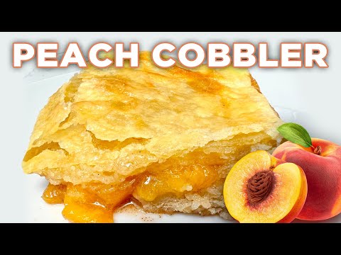 Peach Cobbler with a Twist – Batter and Crust in One Irresistible Recipe!