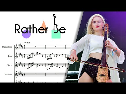 Rather Be - Clean Bandit PARTITURA / Banda de Percussão by Pikasso Vale