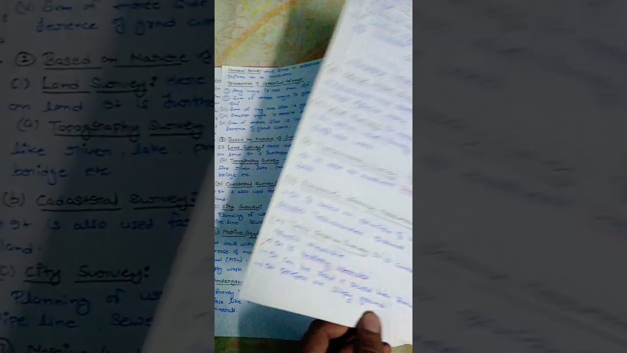 Surveying Notes For Civil engineering 🔥#civilengineering #surveying #sscjecivil #sscjecivilengg