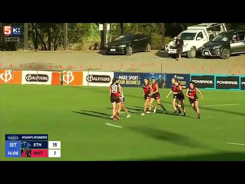 Rd 5 Hostplus SANFLW Snapshot - West's Lily Johnston kicks 2 pacy goals