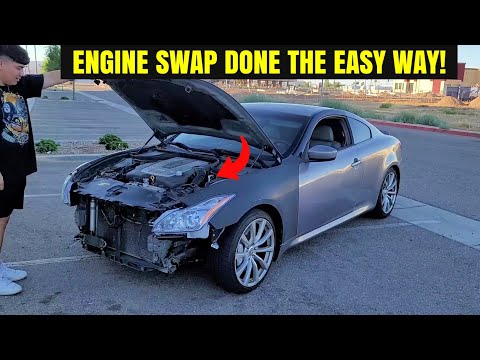 How To Pull A Blown Motor On Your G37 Or 370z! DIY VQ35HR VQ37VHR Engine Replacement
