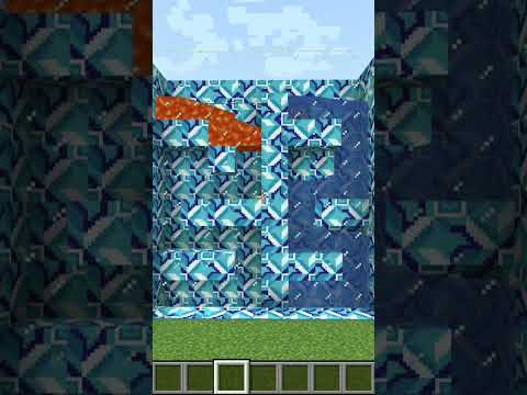 Minecraft Labyrinth aus Lava und Wasser