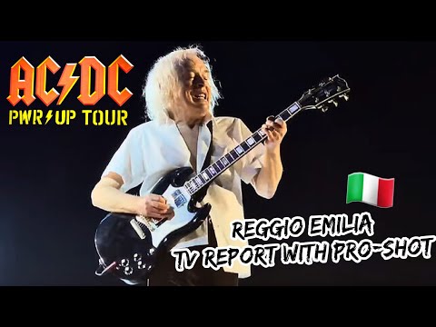 AC/DC live in Reggio Emilia 2024 | TV report with PRO-SHOT material