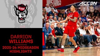 NC State F Darrion Williams Midseason Highlights | 2025-26 ACC Men's Basketball