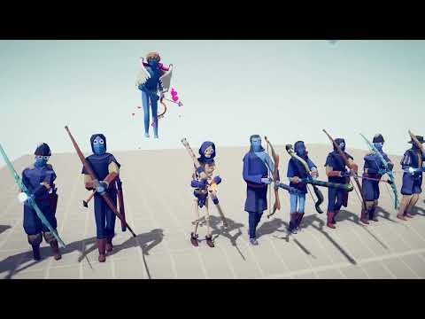 HOW MANY ARCHERS CAN STOP SERAPHIM - Totally Accurate Battle Simulator TABS