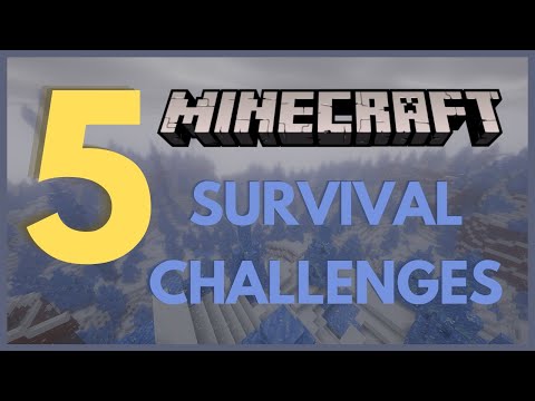 5 Minecraft Vanilla Survival Challenges