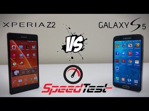 Xperia Z2 vs Galaxy S5 - Speed Test