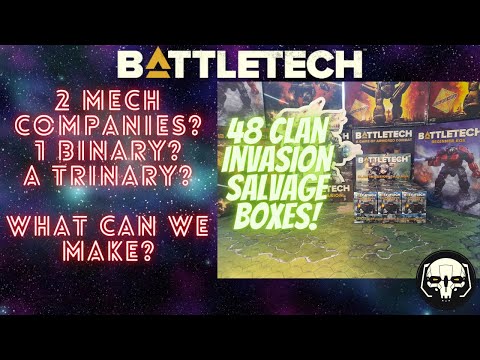 BattleTech Clan Invasion Salvage Boxes Unboxing - 49 To Open!