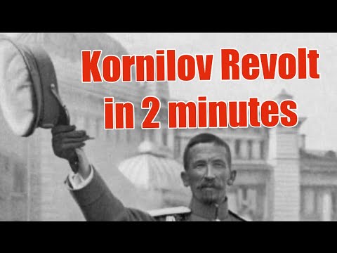 The Kornilov Revolt in 2 minutes