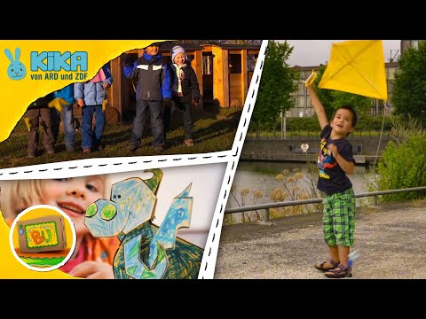 Alles zu Drachen: Wir basteln Winddrachen und Steckdrachen | ENE MENE BU