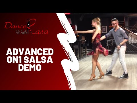 Dance With Rasa - Intermediate On1 Salsa Demo with Chris Winiarski