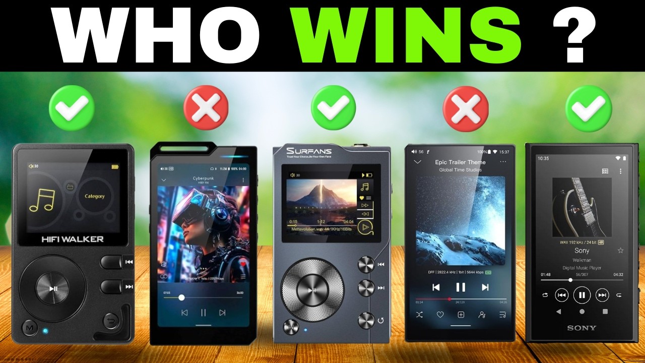 ✅ 7 Best MP3 Players  [2026] 🎧 for Running, Audiobooks, Bluetooth Hi-Res (Budget to Premium)