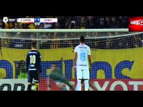 Gol de Marco Ruben - Doblete - Rosario Central 2 Vs 0 Gremio - Copa Libertadores 2016
