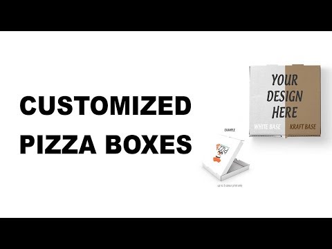 How to order customised pizza boxes