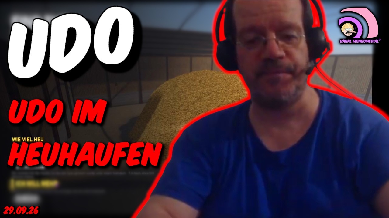 UDO und Gaming zum Einschlafen. Heu verkaufen leicht gemacht! 29.09.26 #UdoUltras