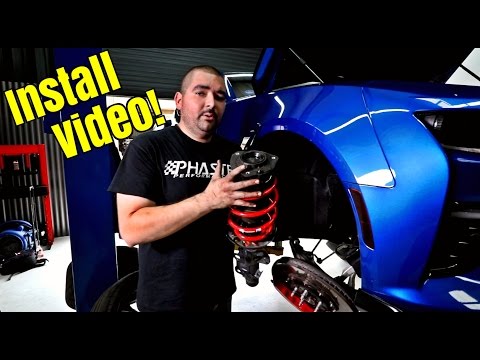 BMR Lowering Springs Installation 2017 Camaro SS 1LE - Phastek Performance