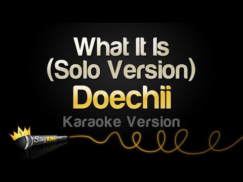 Doechii - What It Is (Solo Version) (Karaoke Version)