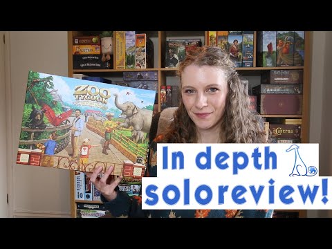 Zoo Tycoon the Board Game - in depth SOLO review