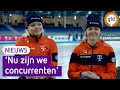 Shorttrackzusjes Velzeboer samen in wereldtop: 'Elkaar medailles omhangen'