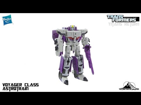 Transformers Titans Return Voyager Class ASTROTRAIN Video Review