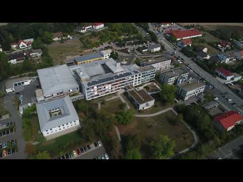 Krankenhaus Haßfurt aus der Vogelperspektive