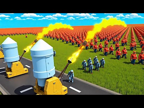 AUTO SENTRY GUN Castle Defense Vs 2,7 MILLION ZOMBIES in UEBS 2