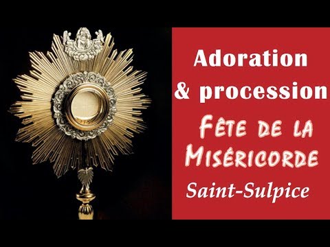Adoration et procession du Saint Sacrement - Fête de la miséricorde 2016 à Saint-Sulpice