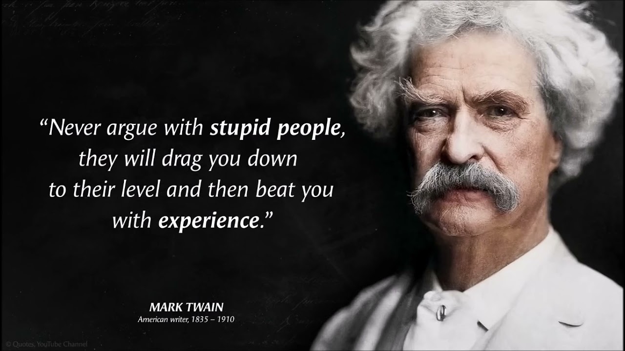 Never Argue with Stupid People