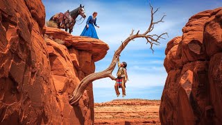Ella Encontró Niño Apache Colgado de un Acantilado. Ella le dio la Espalda y Esto Inició una Guerra…