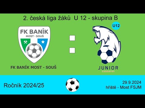 FK Baník Most - Souš : Junior Chomutov U12