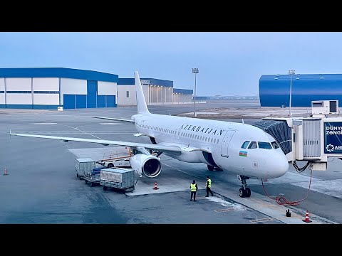 Airbus A320-200 | AZAL Azerbaijan Airlines | Berlin (BER) — Baku (GYD) | Full Flight | 4K