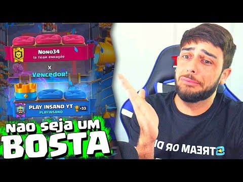 COMO DEIXAR DE SER UM BOSTA COM ESSE DECK CLASH ROYALE