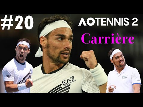 AO Tennis 2 | Carrière avec Fabio Fognini #20 | Gros bras de fer contre un jeune loup français !