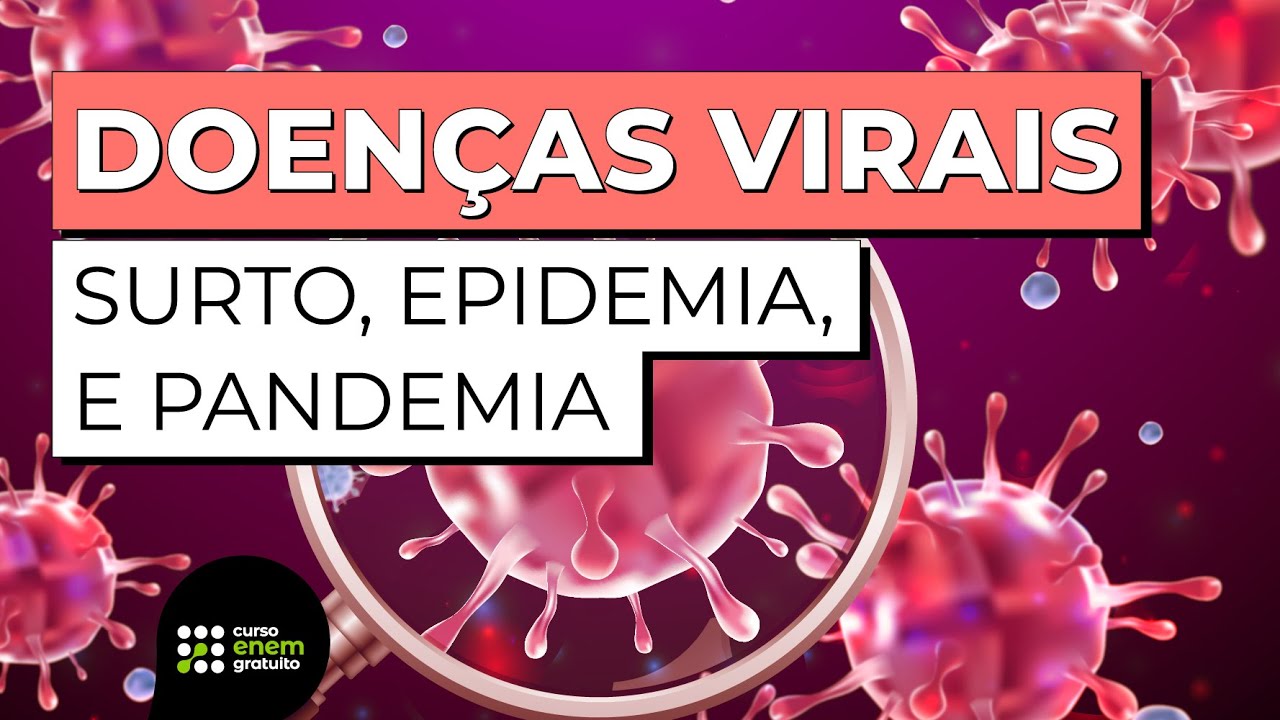 DOENÇAS VIRAIS: SURTO, EPIDEMIA, E PANDEMIA - VEJA AS DIFERENÇAS NO RESUMO DE BIOLOGIA ENEM