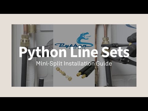 Python Line Sets Mini Split Installation
