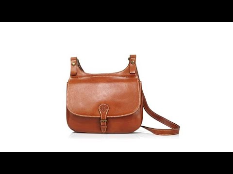Patricia Nash London Leather Saddle Bag